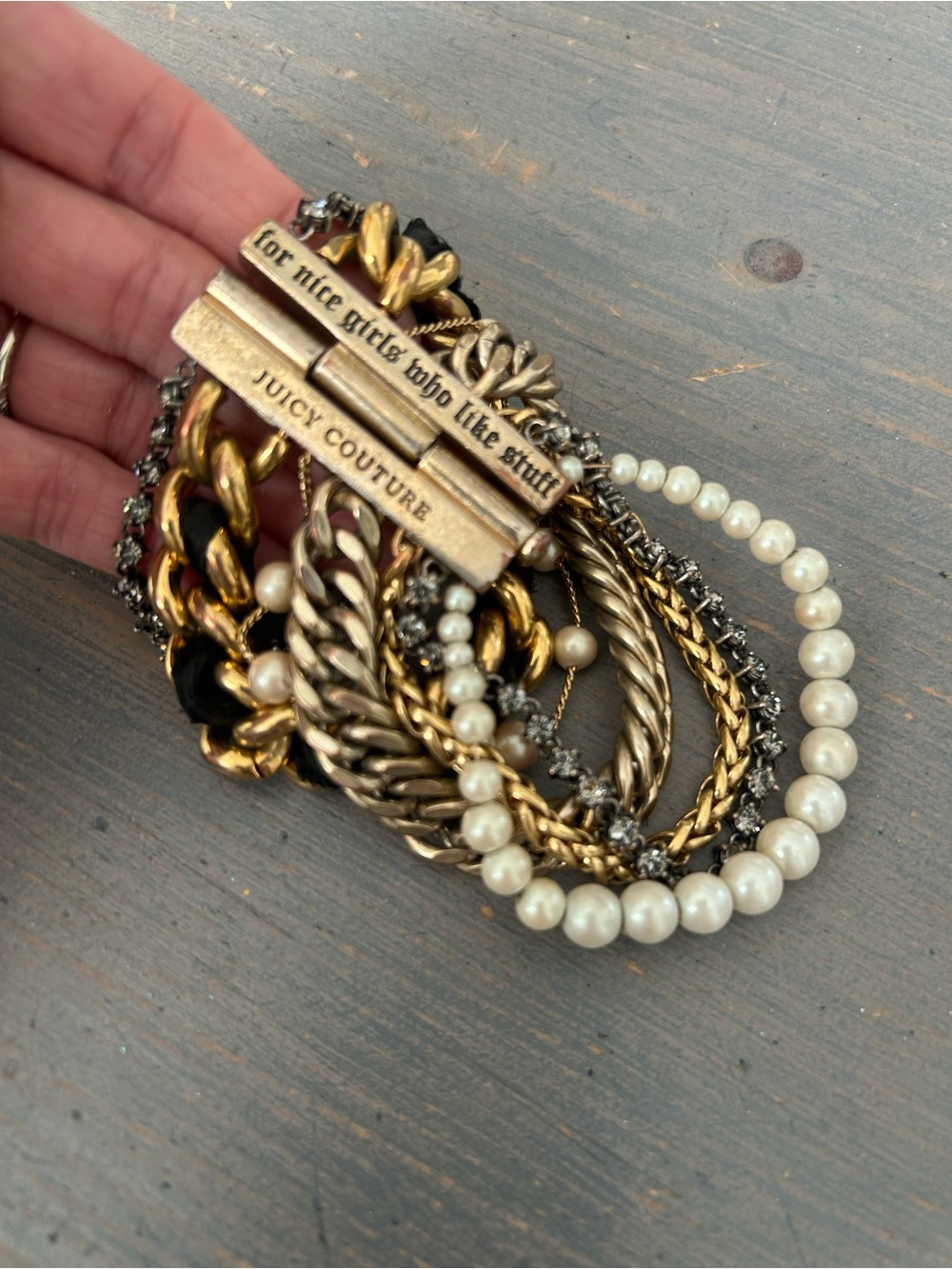 Vintage Y2K Rare juicy couture in clip chunky bracelet 
Stunning